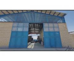 1250متر زمین با 450 متر سوله فاز فلزی شهرک صنعتی چناران